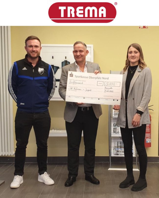 Spendenübergabe Trema GmbH 2022